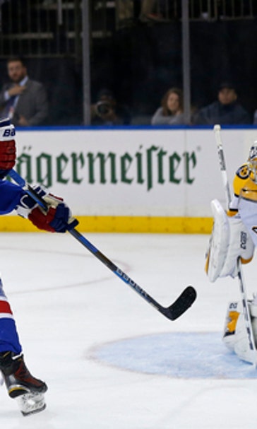 Hayes, Vesey help Rangers beat Predators 4-2 (Oct 21, 2017)